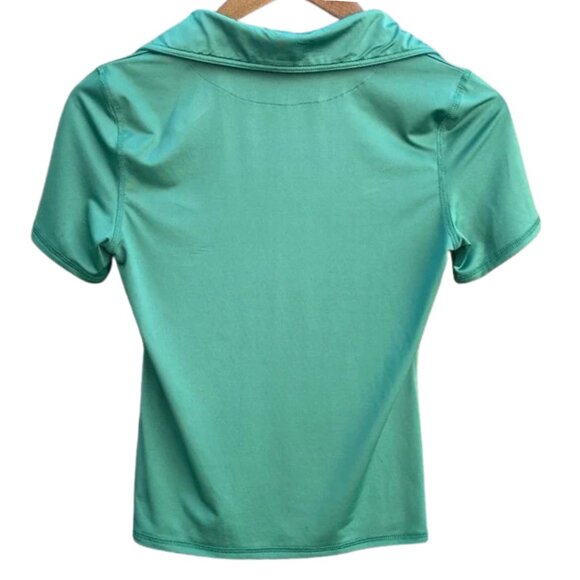 Albion Green Performance Polo Shirt Women’s XS | Stretch Golf / Athletic Top - Picture 3 of 8